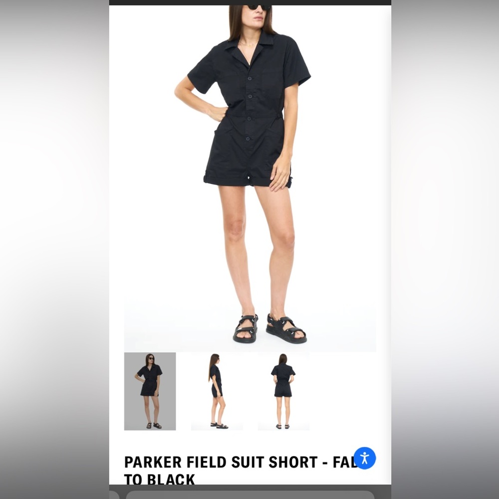 Pistola Parker Field Suit Short - Fade to Black - small